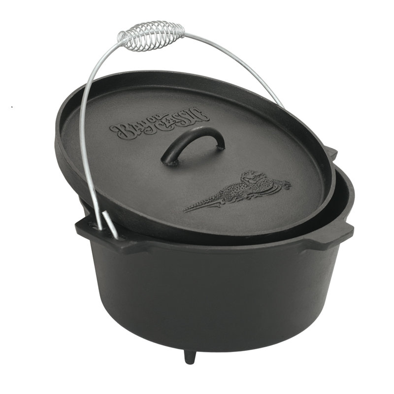 Bayou Classic 8 Qt. Cast Iron Round Dutch Oven & Reviews Wayfair